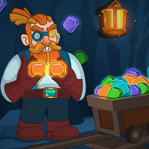 دمج الأحجار الكريمة